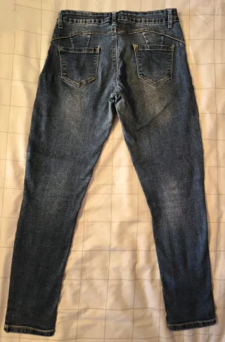 Jeans skinny donna blu