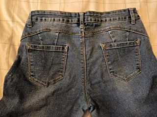 Jeans skinny donna blu