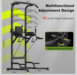 Máquina de dominadas y fondos