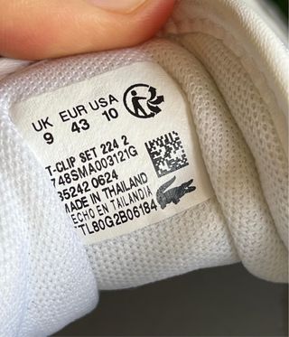 Zapatillas Lacoste blancas 43 y zapatillas Puma