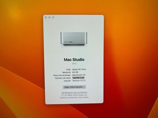 Mac Studio M1 Ultra 20/48 64GB 2TB SSD Impecable