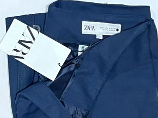 Pantalón Zara Mujer Azul Talla S