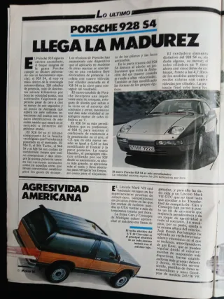 Revista automovilismo Motor 16 num 147 agosto 1986