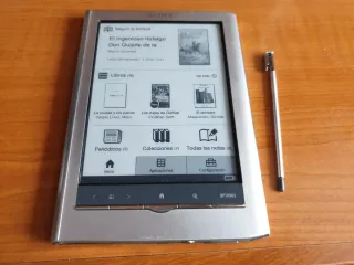 Sony Reader Pro-650 E-reader con segno sullo schermo