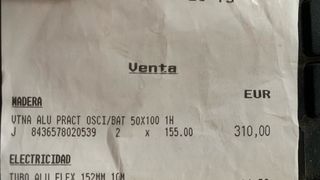 Ventana Oscilobatiente 50x100cm Apertura Izquierda