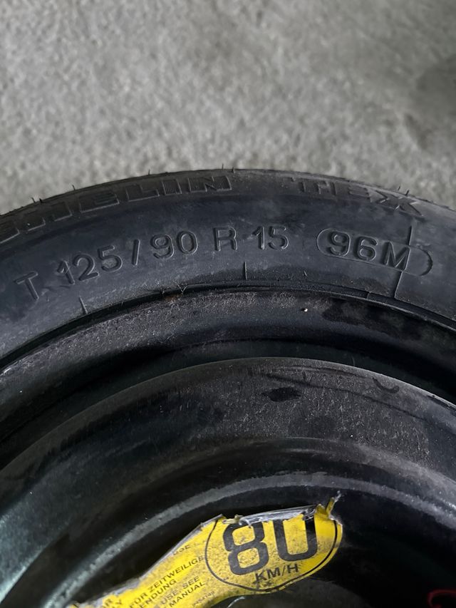 Llanta de repuesto Volvo C70 5x110 125/90R15