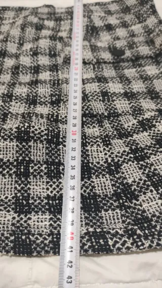 Falda corta cuadros chica