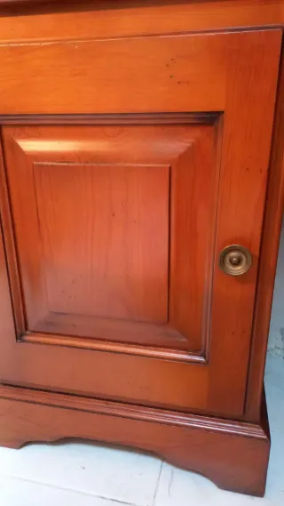 Mesitas de noche madera cerezo (2 unidades)