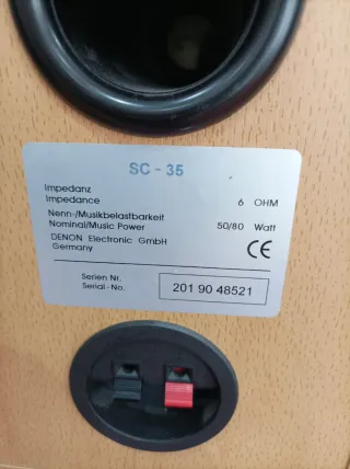 Altavoces Denon SC-35