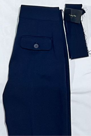 Pantalón Massimo Dutti azul oscuro talla 34