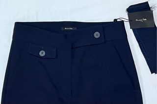 Pantalón Massimo Dutti azul oscuro talla 34