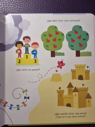 LIBRO CON SOLAPAS LOS NUMEROS