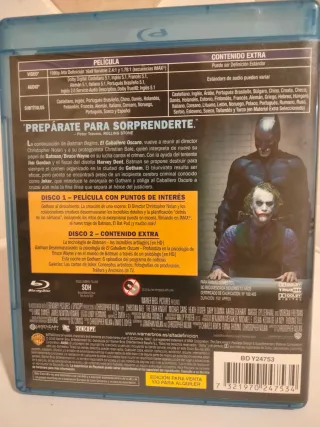 Blu-ray Batman El Caballero Oscuro Ed. 2 Discos