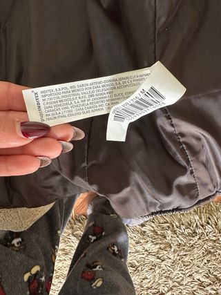 Chaleco Zara con cuello pelo Talla M