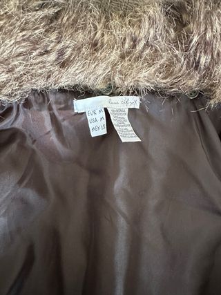 Chaleco Zara con cuello pelo Talla M