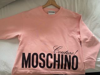 Sudadera Moschino Couture Oversize Mujer Rosa