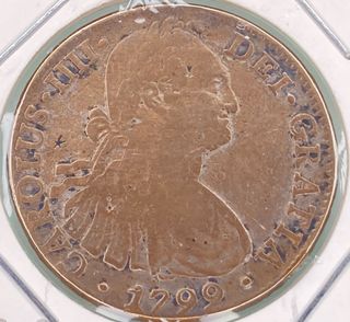 Moneda Carlos IIII 8 Reales México 1799