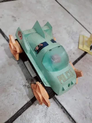 Juguetes Antiguos Lemsa: Robot, Helicóptero, coche