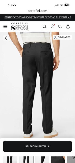 Pantalones Dockers T31x32 Negro