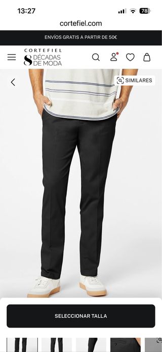 Pantalones Dockers T31x32 Negro