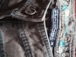 Bermudas mujer talla 36 verde oliva