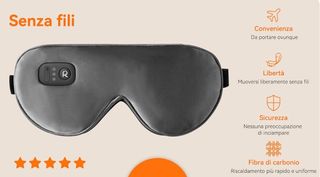 Maschera occhi ricaricabile calda nuova