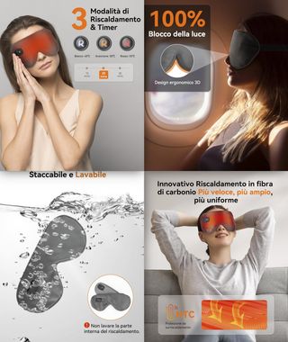 Maschera occhi ricaricabile calda nuova
