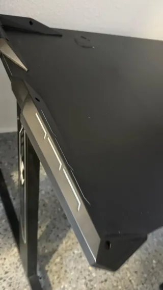 Mesa Gaming Negra con LED