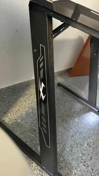 Mesa Gaming Negra con LED