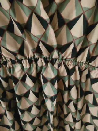 Vestido estampado mujer