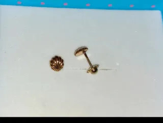 Pendientes oro 18k niña