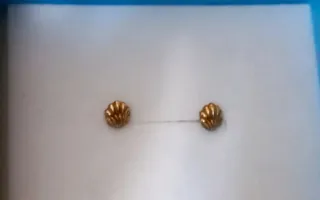 Pendientes oro 18k niña