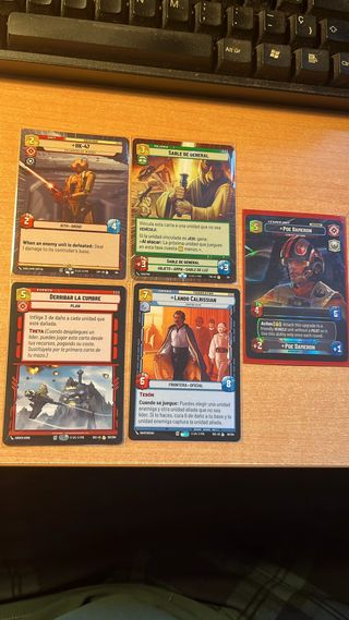 Star Wars Unlimited Carte Rare e Leggendarie