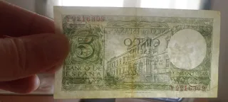 5 Pesetas 1954 serie V