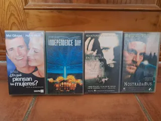 Lote 4 Películas VHS