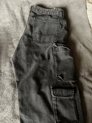 Pantalón Baggy Gris