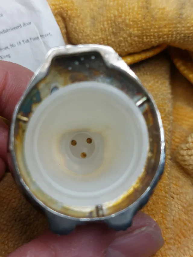 Salero y pimentero búhos plateados- Japon