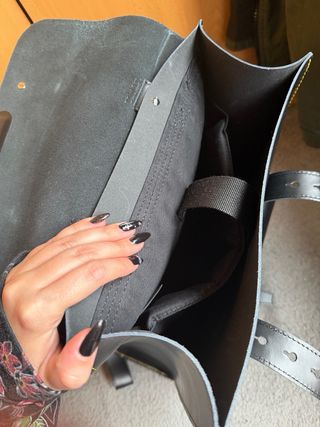 Mochila Dr. Martens Negra Cuero