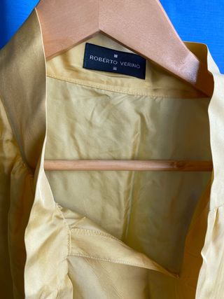 Blusa Roberto Verino Amarilla Talla 42