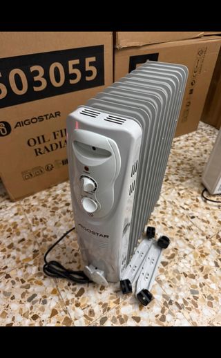 Radiador Aceite Aigostar Blanco