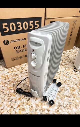 Radiador Aceite Aigostar Blanco