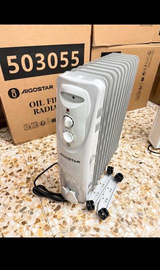 Radiador Aceite Aigostar Blanco