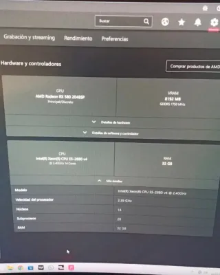 PC Gaming 32GB RAM RX580 SSD 1TB Vendo o Cambio