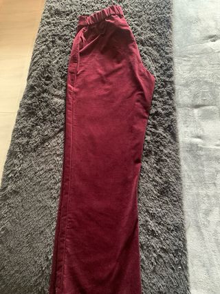 Pantalón The are burdeos