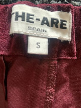 Pantalón The are burdeos