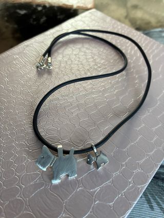 Colgantes 2 Perritos Plata de Ley