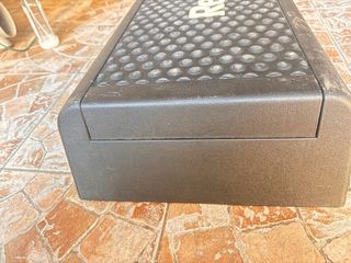 Step Reebok nero con logo rosso