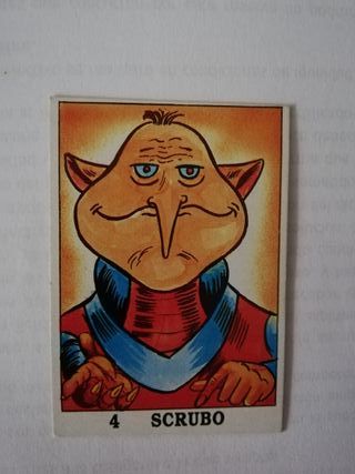 Cromo LOCOS EXTRATERRESTRES 4 SCRUBO