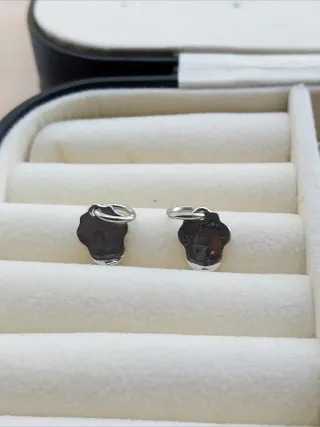 2 Pingentes Minnie Mouse com Cristais Azuis