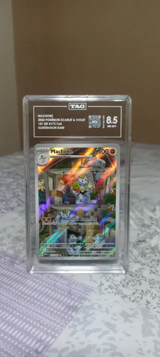 Carta Pokémon Machoke 177/166 Ilustración Rara 8,5